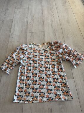 Nation Los Angeles Bia Puff-Sleeve Tee size XL